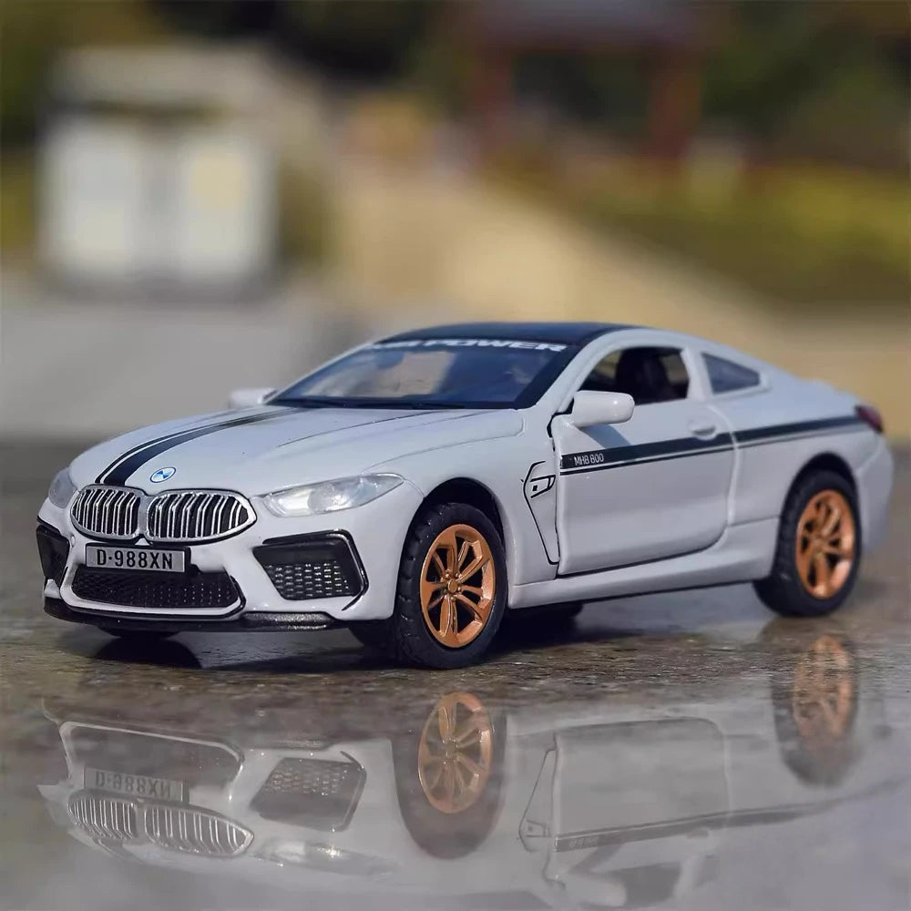 [TOY] 1:32 BMW 2019 F9X MANHART MH8 800 gris voiture miniature Die-Cast