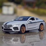 [TOY] 1:32 BMW 2019 F9X MANHART MH8 800 Gray Model Car Die-Cast