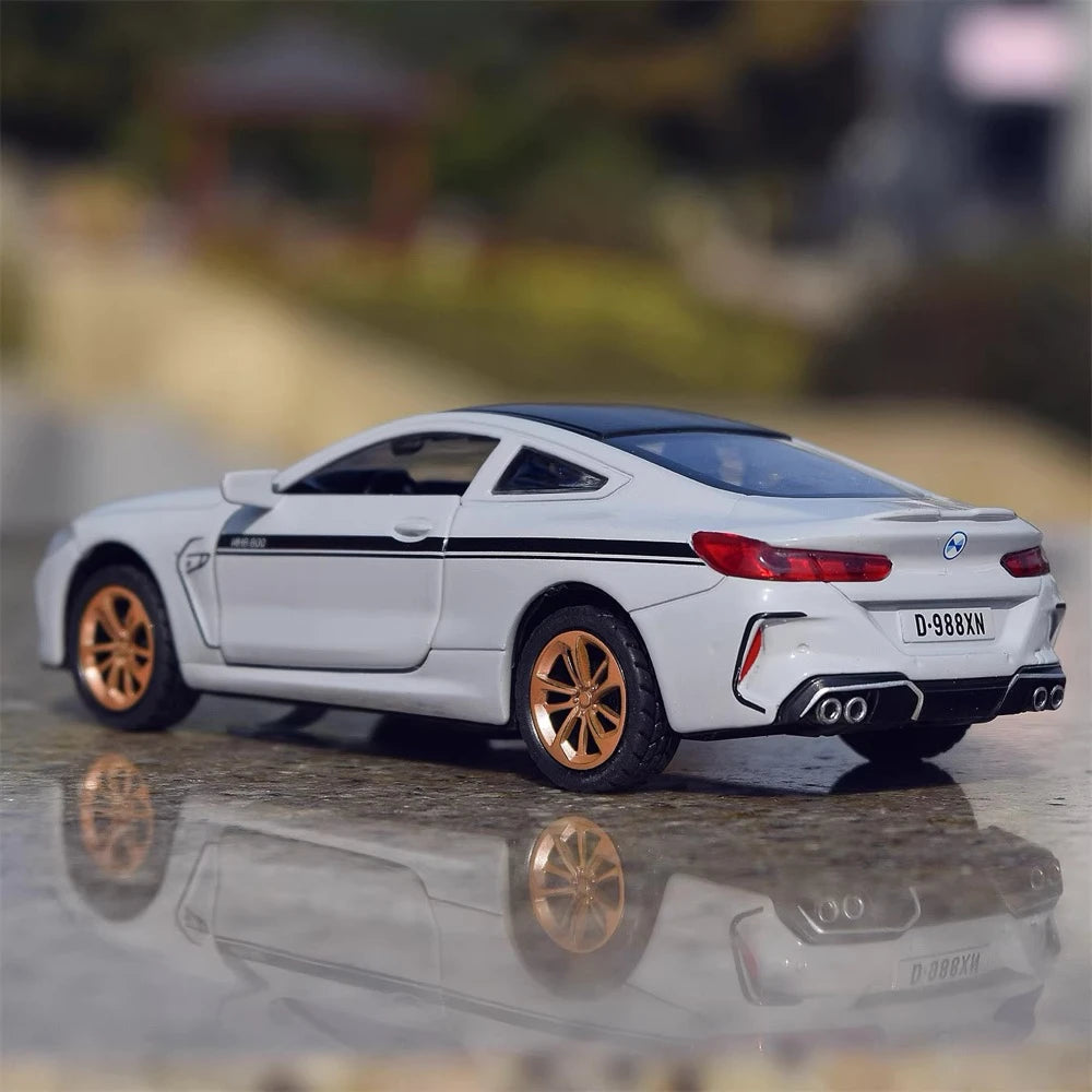 [TOY] 1:32 BMW 2019 F9X MANHART MH8 800 gris voiture miniature Die-Cast