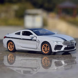 [TOY] 1:32 BMW 2019 F9X MANHART MH8 800 Gray Model Car Die-Cast