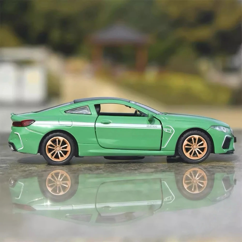 [TOY] 1:32 BMW 2019 F9X MANHART MH8 800 Green Model Car Die-Cast