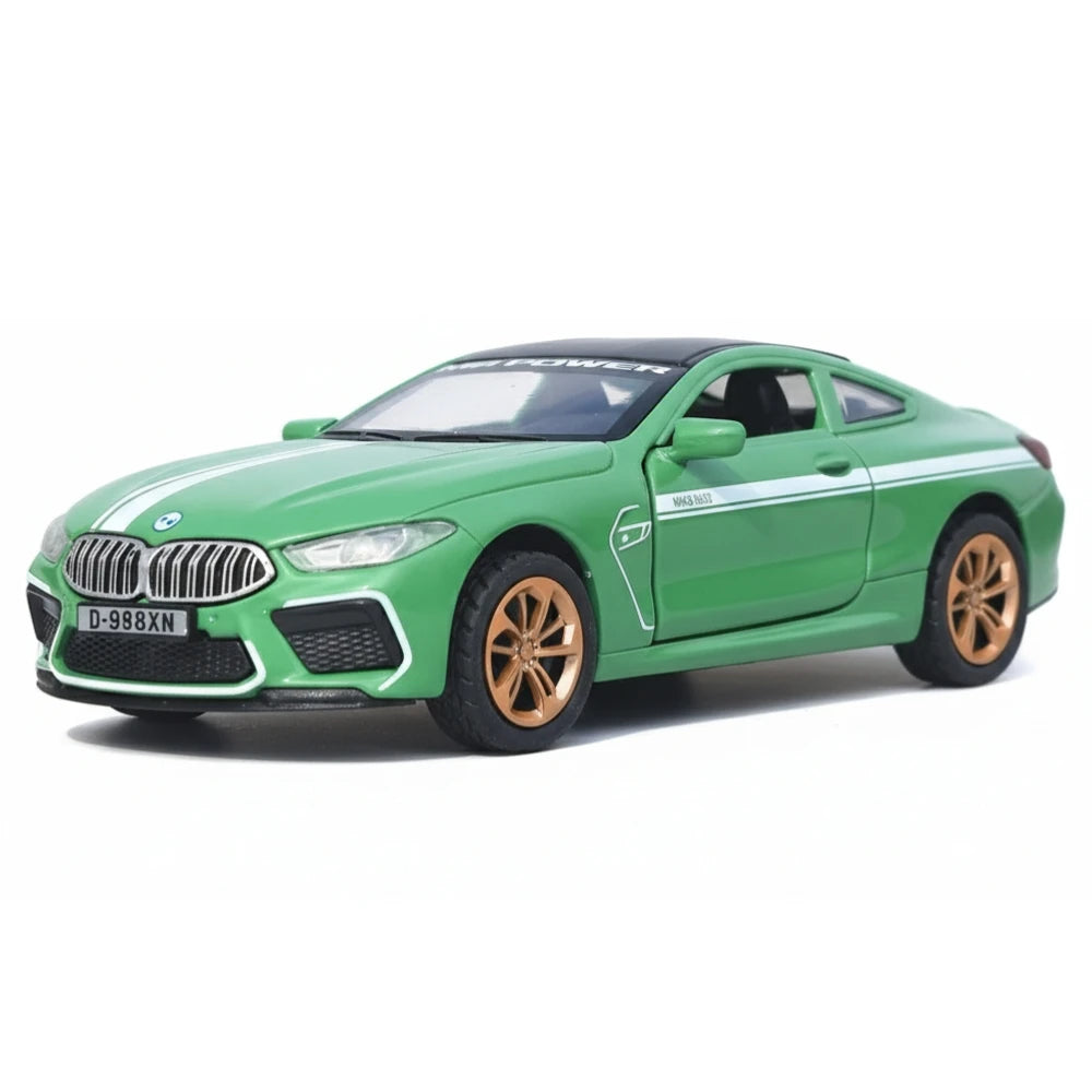 [TOY] 1:32 BMW 2019 F9X MANHART MH8 800 Green Model Car Die-Cast