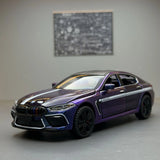 [TOY] 1:32 BMW 2019 F9X MANHART MH8 800 violet voiture miniature Die-Cast