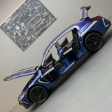 [TOY] 1:32 BMW 2019 F9X MANHART MH8 800 violet voiture miniature Die-Cast