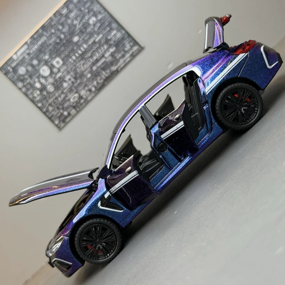 [TOY] 1:32 BMW 2019 F9X MANHART MH8 800 Purple Model Car Die-Cast