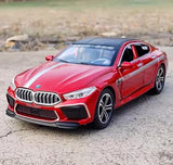 [TOY] 1:32 BMW 2019 F9X MANHART MH8 800 Red Model Car Die-Cast