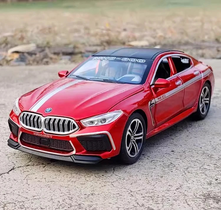[TOY] 1:32 BMW 2019 F9X MANHART MH8 800 rosso modellino di auto Die-Cast