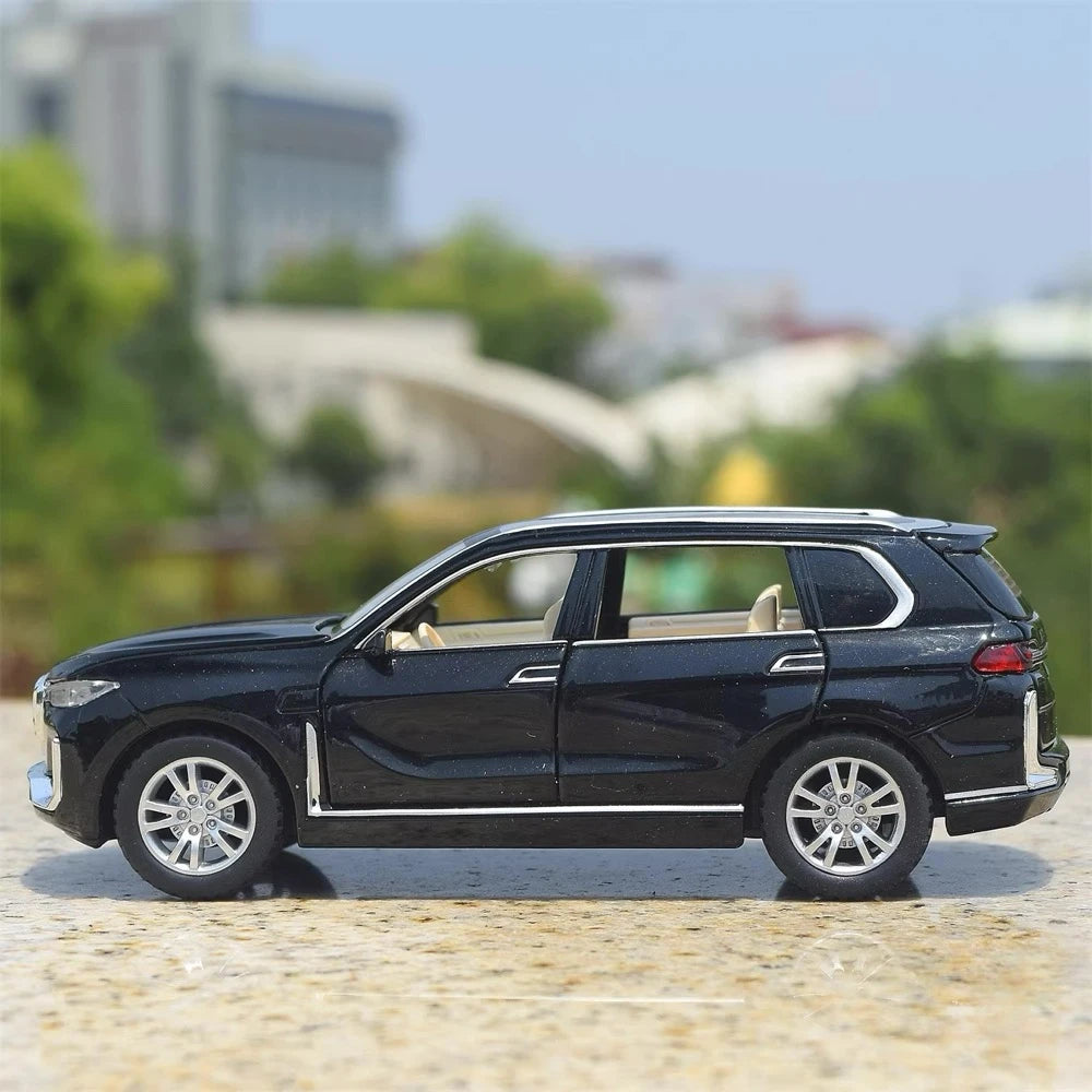 [TOY] 1:32 BMW 2019 G07 X7 Black Model Car Die-Cast