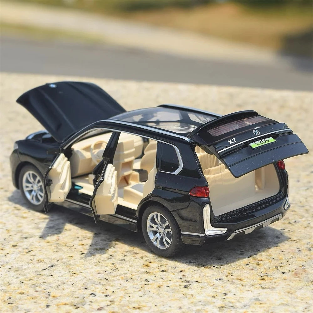 [TOY] 1:32 BMW 2019 G07 X7 Black Model Car Die-Cast