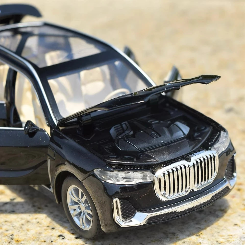 [TOY] 1:32 BMW 2019 G07 X7 Black Model Car Die-Cast