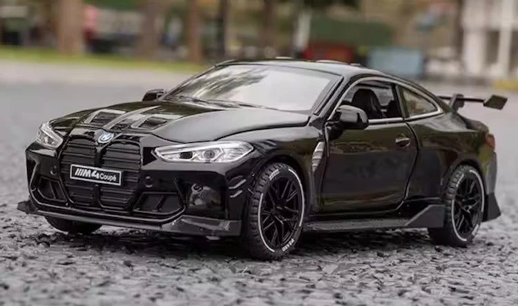 [TOY] 1:32 BMW 2021 G82 M4 Coupe Sport Black Model Car Die-Cast