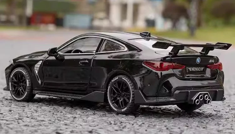 [TOY] 1:32 BMW 2021 G82 M4 Coupe Sport Black Model Car Die-Cast