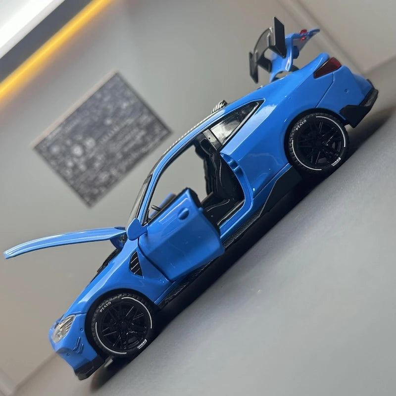 [TOY] 1:32 BMW 2021 G82 M4 Coupe Sport Blue Model Car Die-Cast