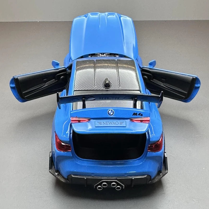 [TOY] 1:32 BMW 2021 G82 M4 Coupe Sport Blue Model Car Die-Cast