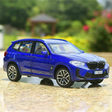 [TOY] 1:32 BMW 2022 F97 X3M blauw modelauto Die-Cast