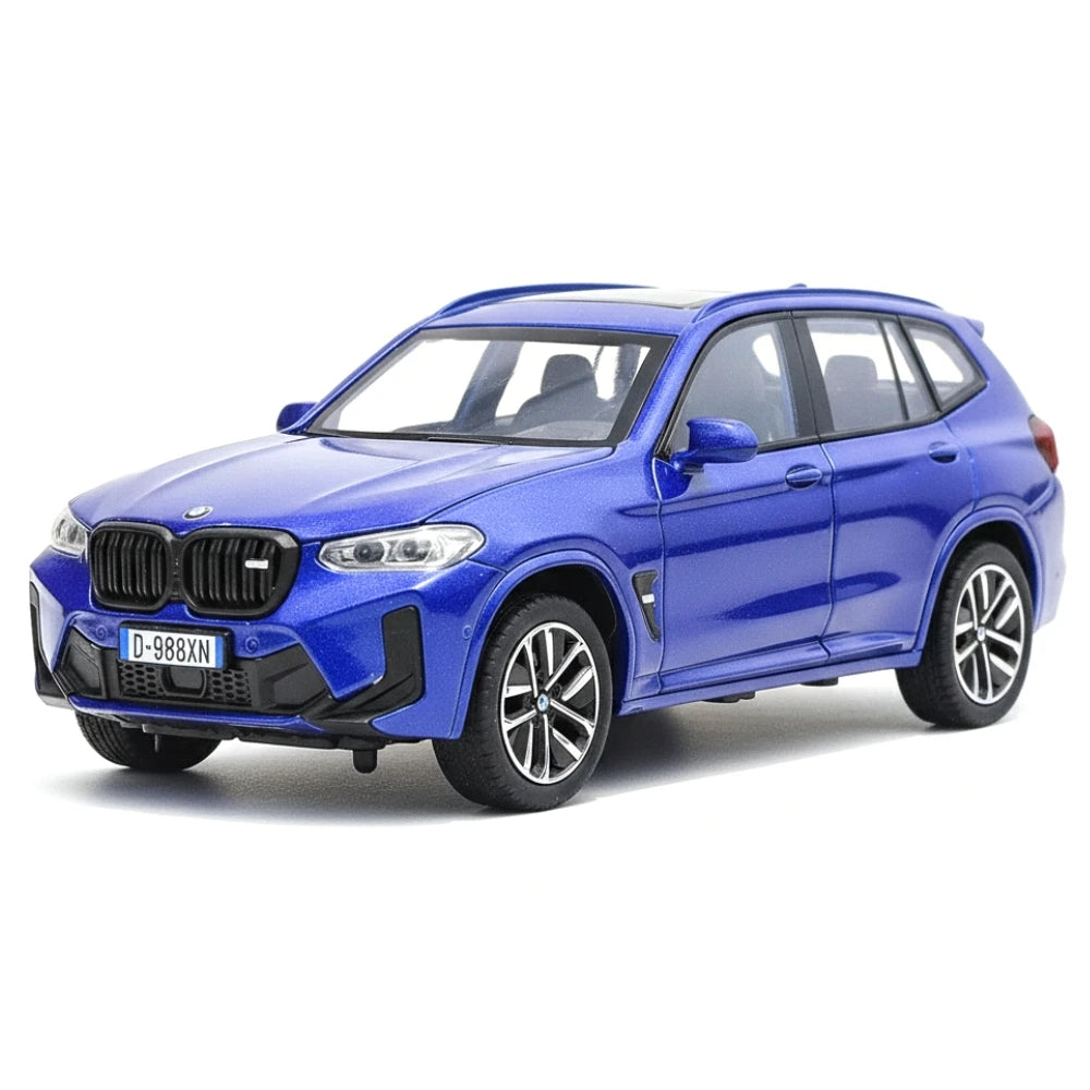 [TOY] 1:32 BMW 2022 F97 X3M Blue Model Car Die-Cast