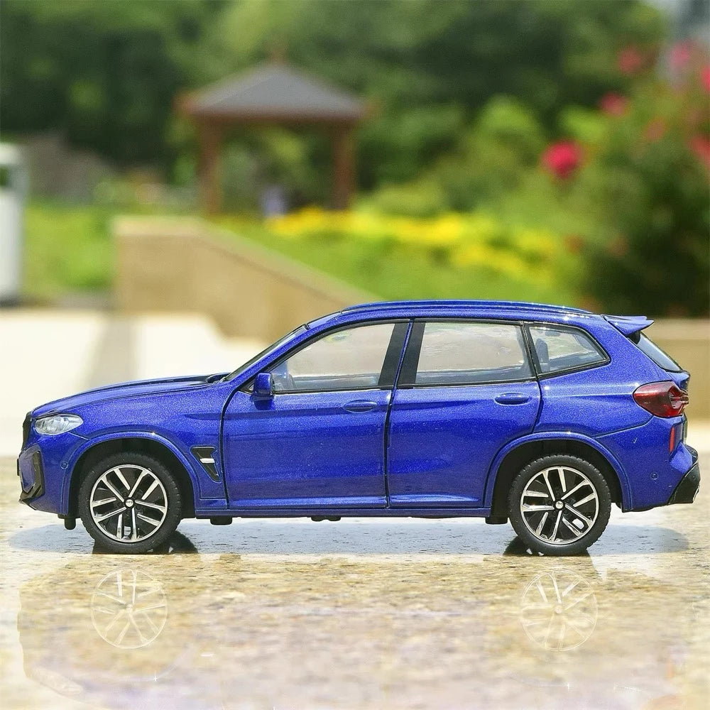 [TOY] 1:32 BMW 2022 F97 X3M Blue Model Car Die-Cast