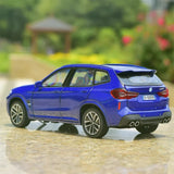 [TOY] 1:32 BMW 2022 F97 X3M blauw modelauto Die-Cast
