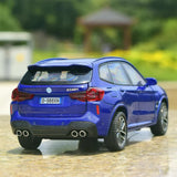 [TOY] 1:32 BMW 2022 F97 X3M blauw modelauto Die-Cast