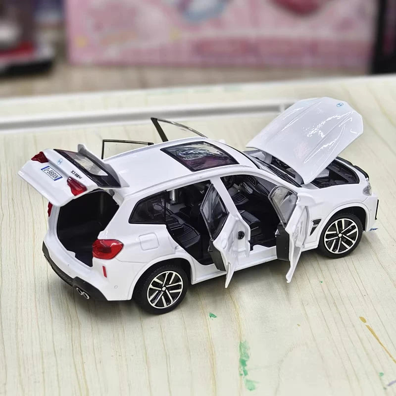 [TOY] 1:32 BMW 2022 F97 X3M White Model Car Die-Cast
