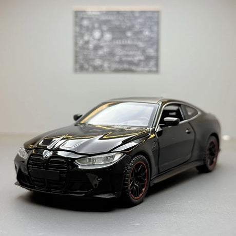 [TOY] 1:32 BMW 2023 G82 M4 Black Model Car Die-Cast