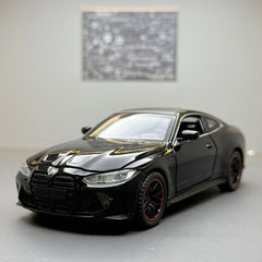 [TOY] 1:32 BMW 2023 G82 M4 Black Model Car Die-Cast