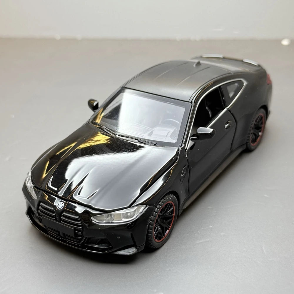 [TOY] 1:32 BMW 2023 G82 M4 Black Model Car Die-Cast