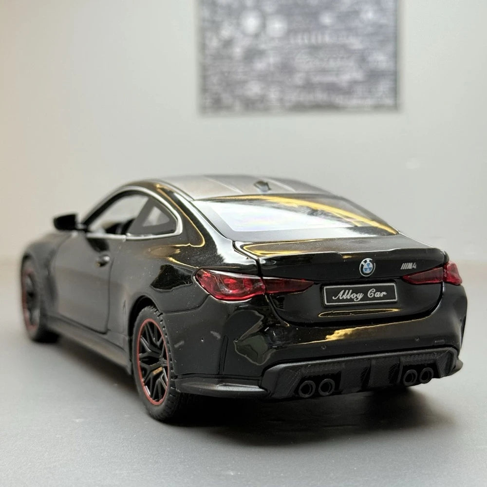 [TOY] 1:32 BMW 2023 G82 M4 Black Model Car Die-Cast