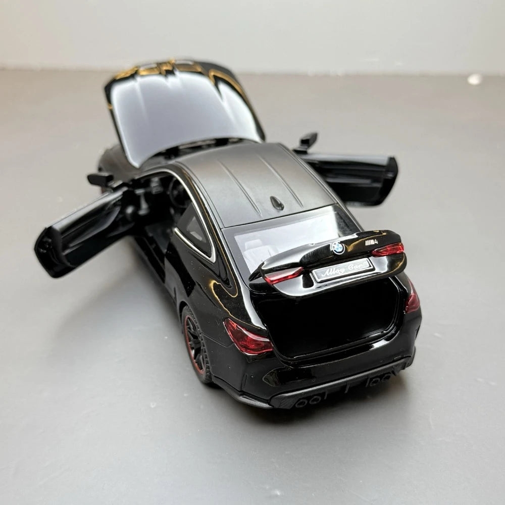 [TOY] 1:32 BMW 2023 G82 M4 Black Model Car Die-Cast