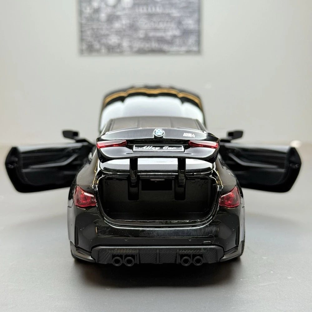[TOY] 1:32 BMW 2023 G82 M4 Black Model Car Die-Cast