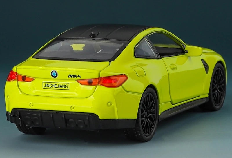 [TOY] 1:32 BMW 2023 G82 M4 vert voiture miniature Die-Cast