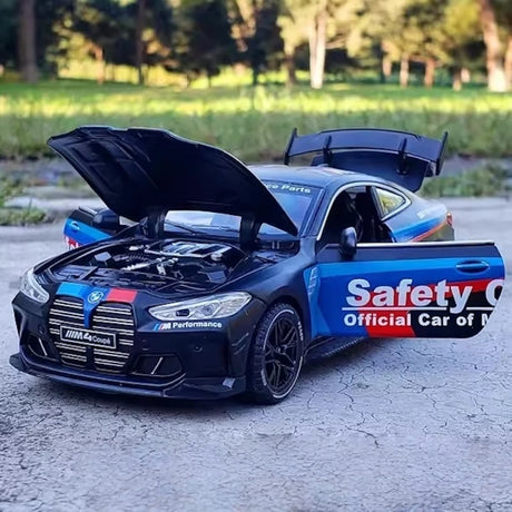 [TOY] 1:32 BMW 2023 G82 M4 MotoGP Safety Car Black Model Car Die-Cast