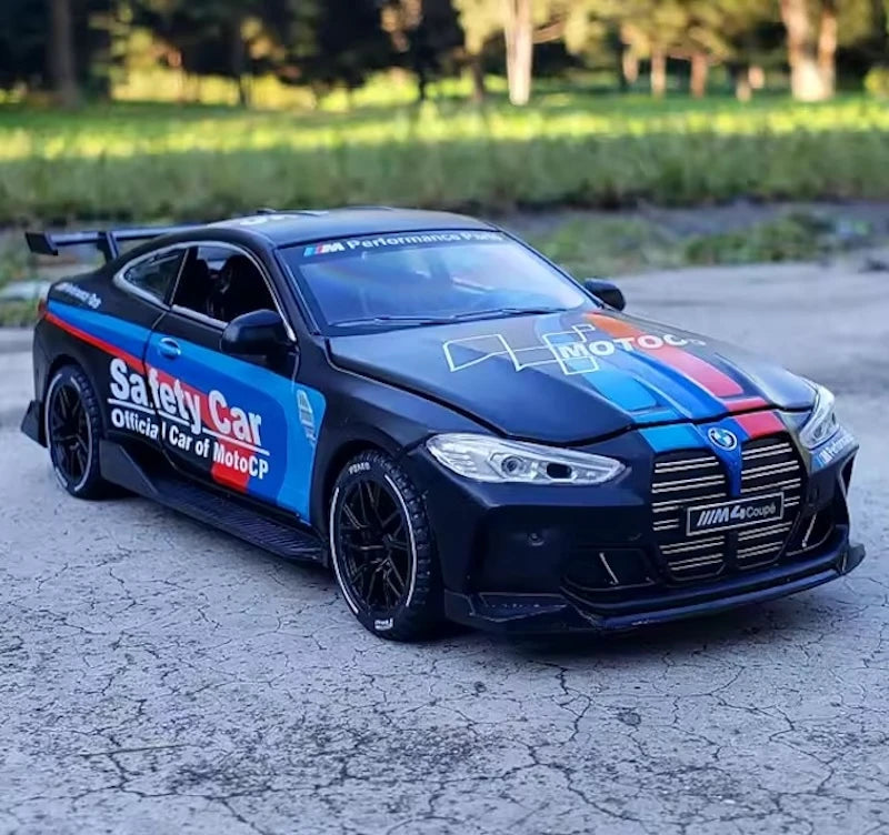 [TOY] 1:32 BMW 2023 G82 M4 MotoGP Safety Car Black Model Car Die-Cast