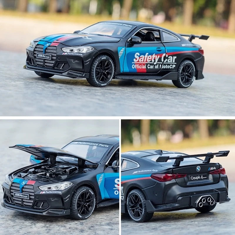 [TOY] 1:32 BMW 2023 G82 M4 MotoGP Safety Car Black Model Car Die-Cast