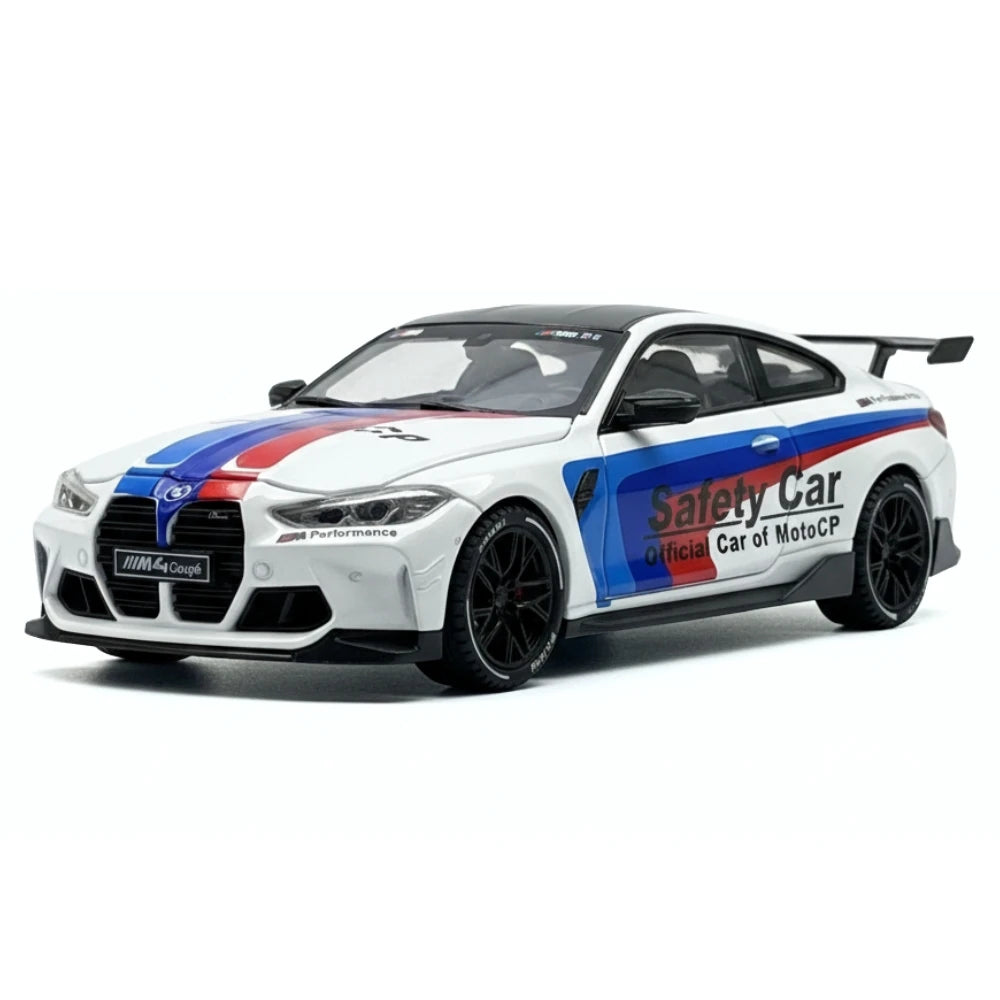 [TOY] 1:32 BMW 2023 G82 M4 MotoGP Safety Car White Model Car Die-Cast