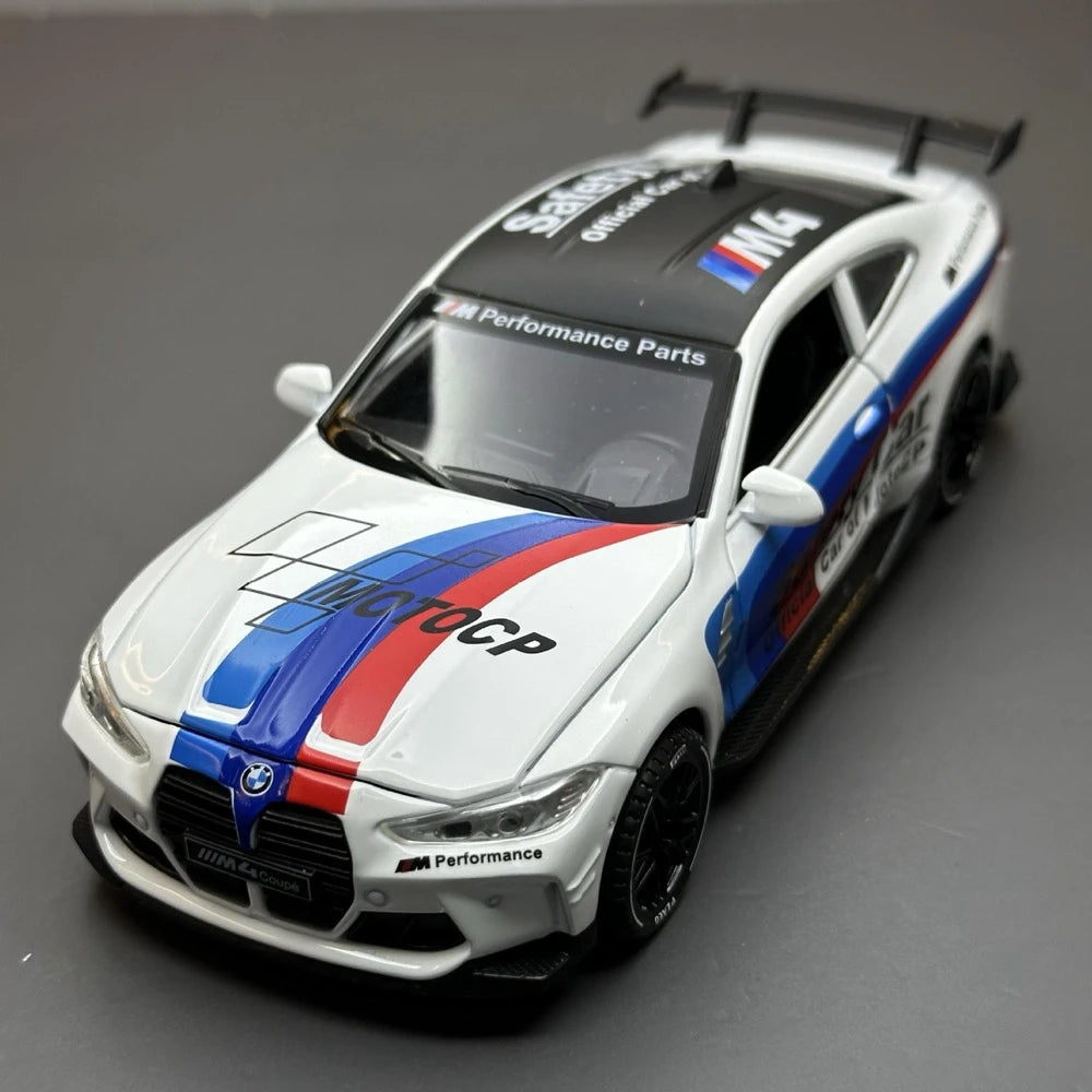 [TOY] 1:32 BMW 2023 G82 M4 MotoGP Safety Car White Model Car Die-Cast
