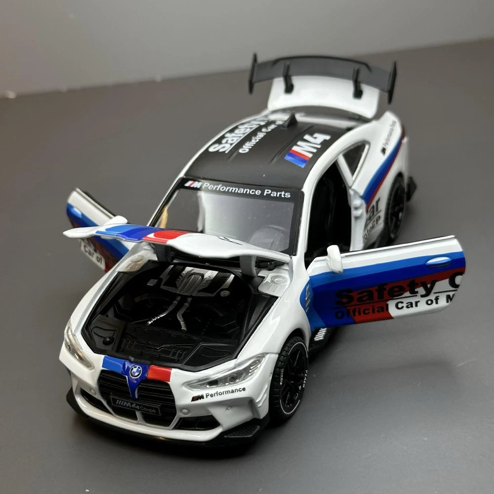 [TOY] 1:32 BMW 2023 G82 M4 MotoGP Safety Car White Model Car Die-Cast