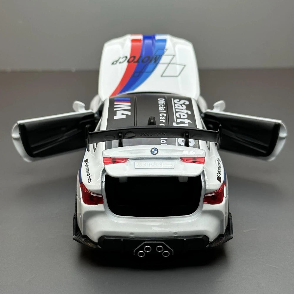 [TOY] 1:32 BMW 2023 G82 M4 MotoGP Safety Car White Model Car Die-Cast