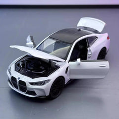 [TOY] 1:32 BMW 2023 G82 M4 White Model Car Die-Cast
