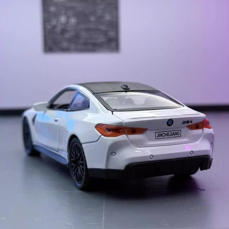 [TOY] 1:32 BMW 2023 G82 M4 White Model Car Die-Cast