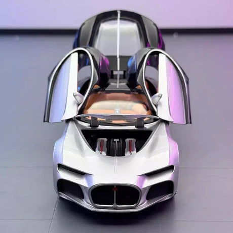 [TOY] 1:32 Bugatti 2015 Atlantic Silver Model Car Die-Cast
