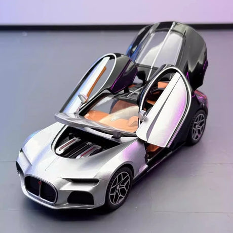 [TOY] 1:32 Bugatti 2015 Atlantic Silver Model Car Die-Cast