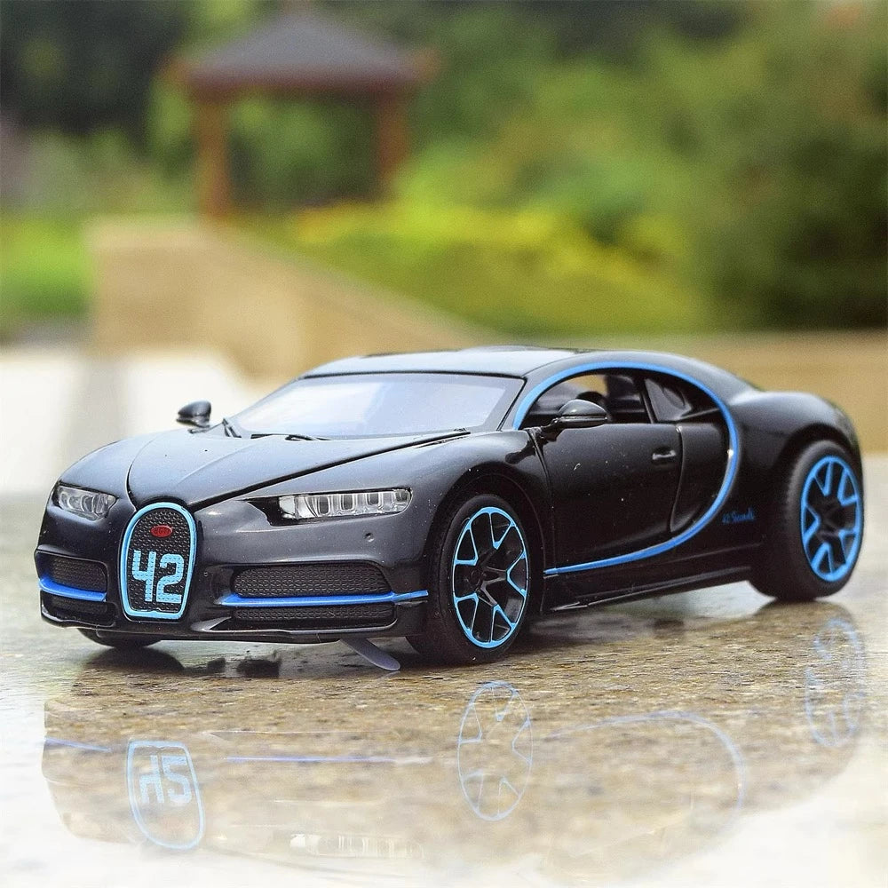 [TOY] 1:32 Bugatti 2016 Chiron Black Model Car Die-Cast
