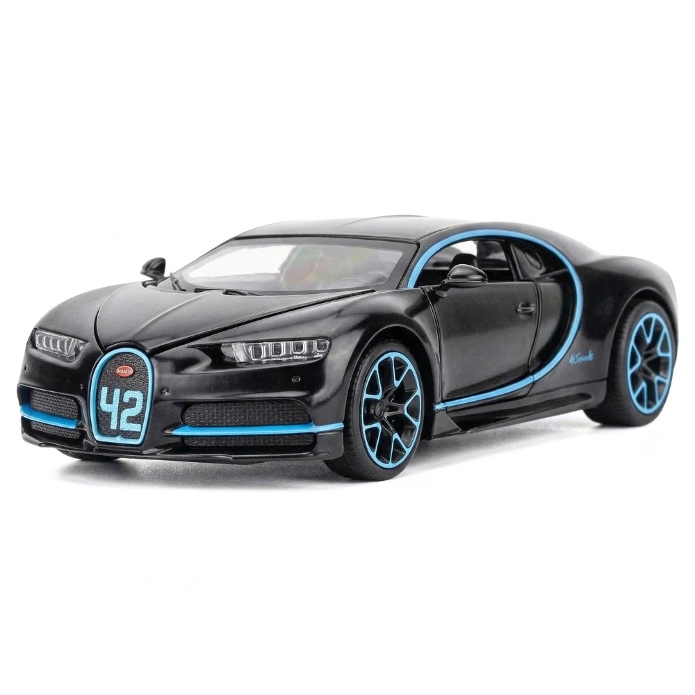 [TOY] 1:32 Bugatti 2016 Chiron Black Model Car Die-Cast