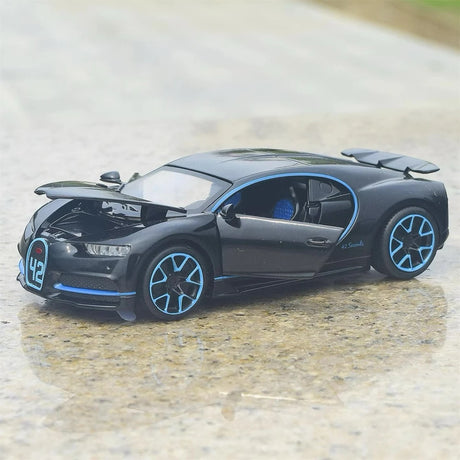 [TOY] 1:32 Bugatti 2016 Chiron Black Model Car Die-Cast