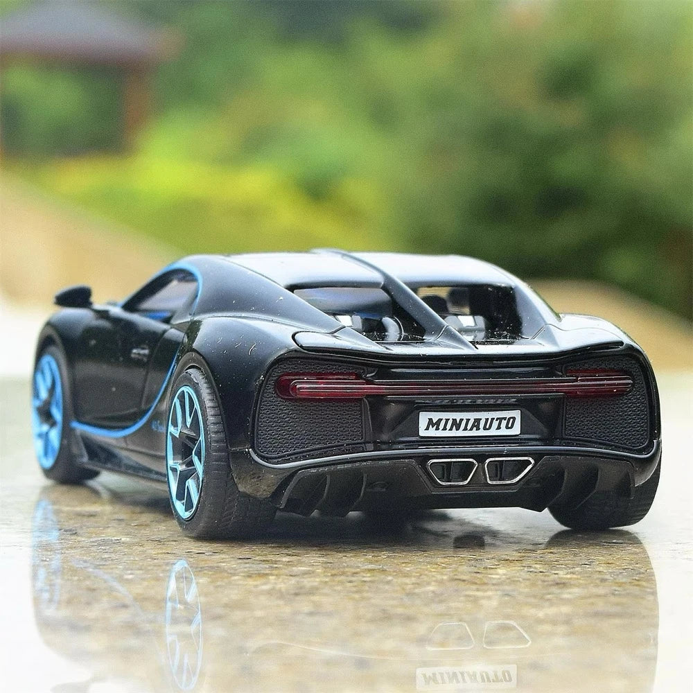 [TOY] 1:32 Bugatti 2016 Chiron Black Model Car Die-Cast