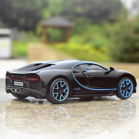 [TOY] 1:32 Bugatti 2016 Chiron Black Model Car Die-Cast