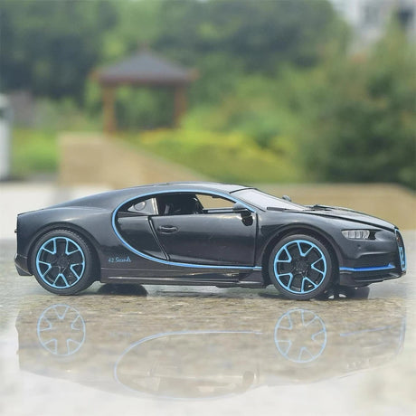 [TOY] 1:32 Bugatti 2016 Chiron Black Model Car Die-Cast