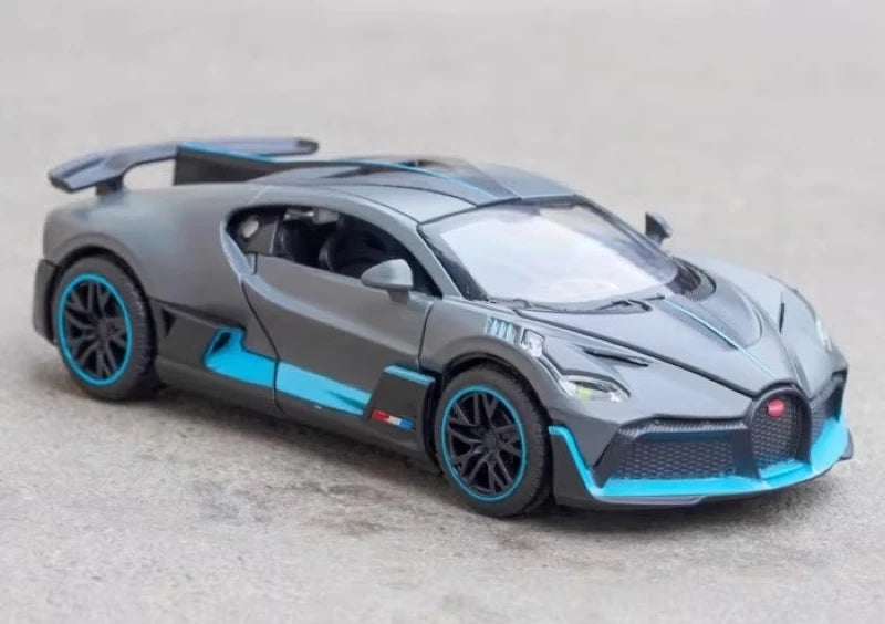 [TOY] 1:32 Bugatti 2019 Divo Gray Model Car Die-Cast