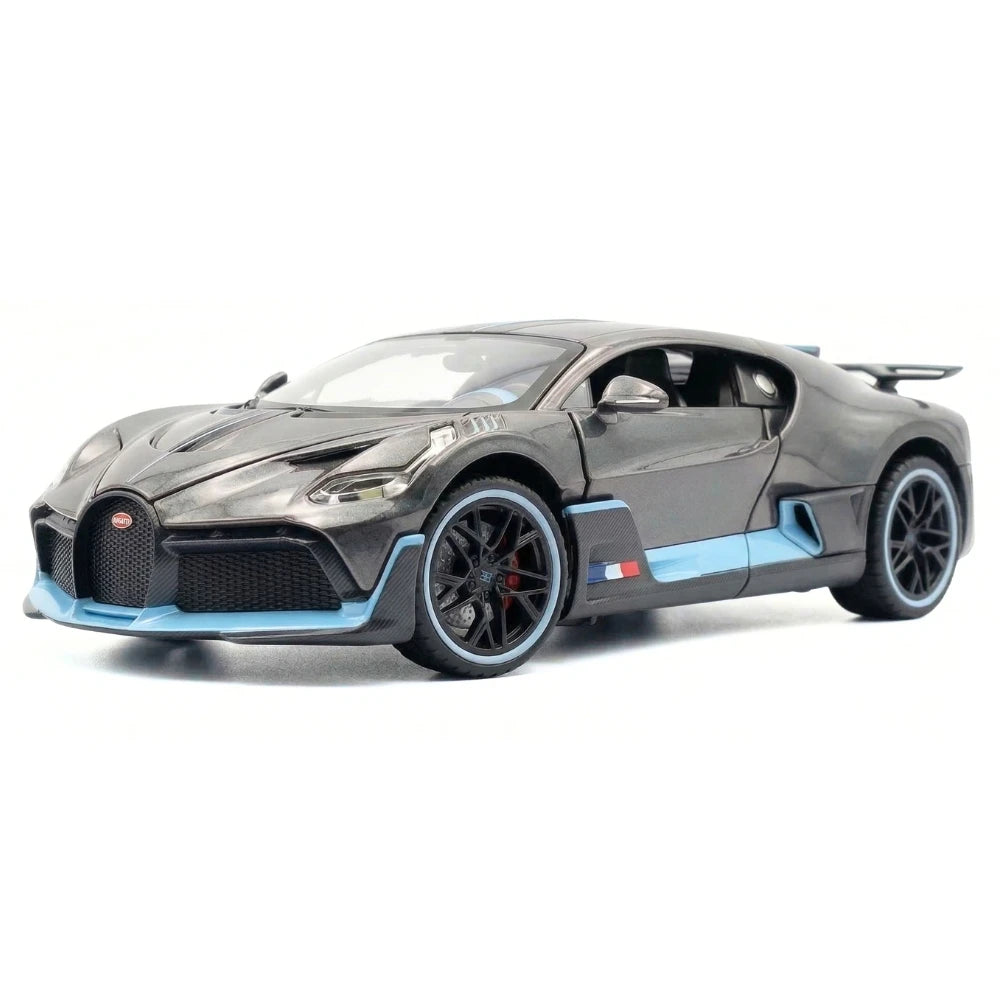[TOY] 1:32 Bugatti 2019 Divo Gray Model Car Die-Cast